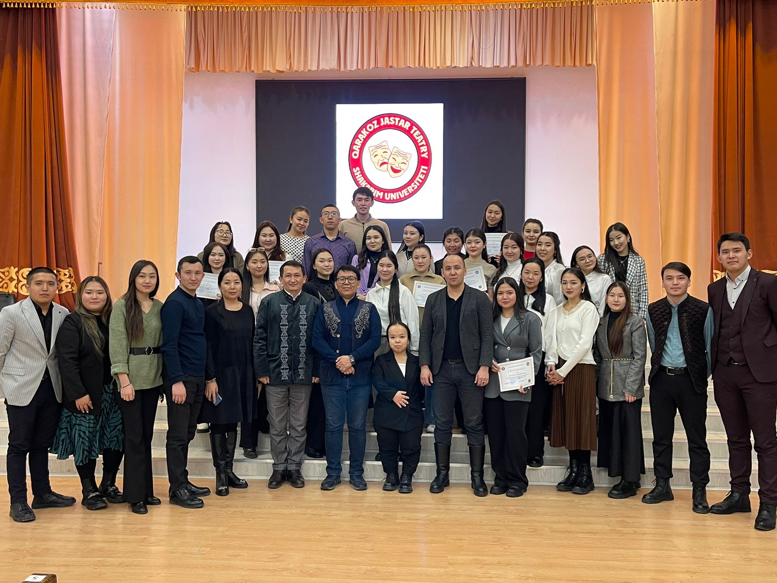 MASTER CLASSES WERE HELD FOR ACTORS/ACTRESSES OF THE STUDENT THEATER «KARAKOZ»