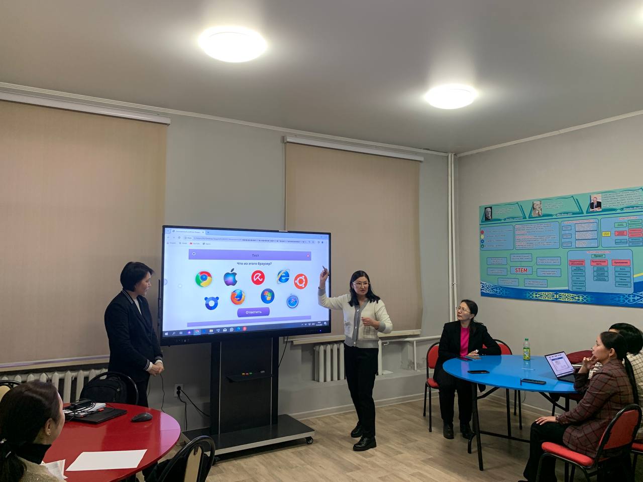"ЦИФРЛЫҚ БІЛІМ БЕРУ РЕСУРСТАРЫН ӘЗІРЛЕУ" АТТЫ КУРС АЯҚТАЛДЫ